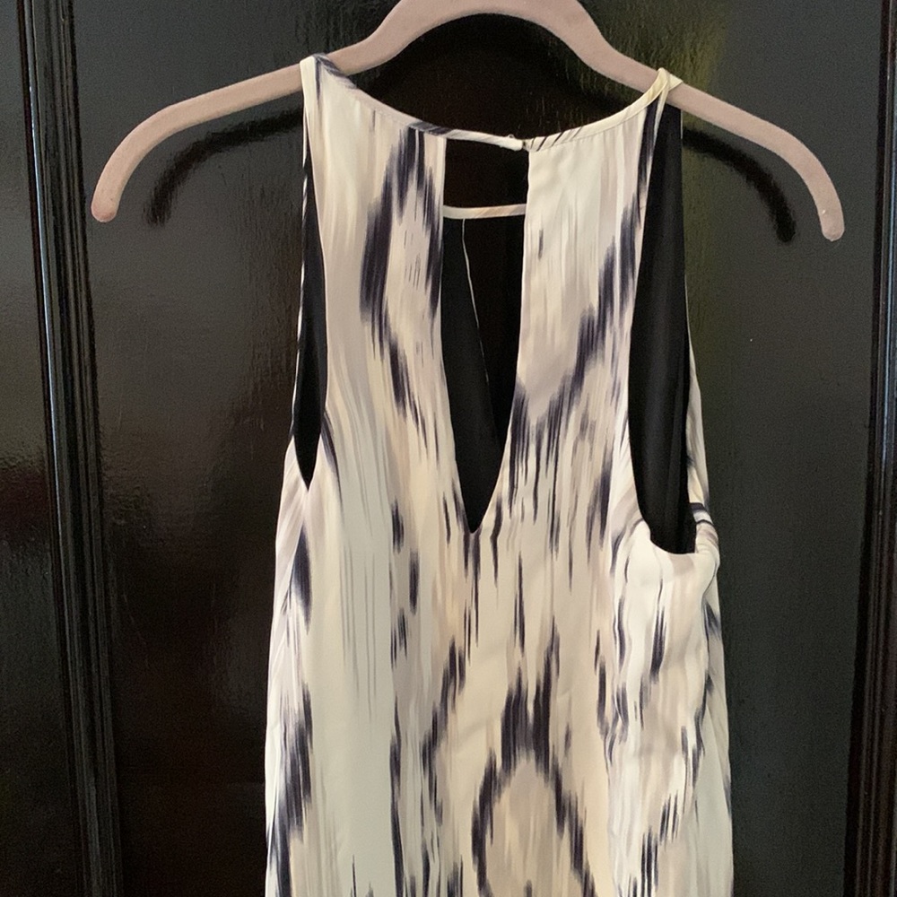 Parker Size Small white and black patterned shift dress - Picture 3 of 6